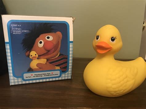 original sesame street rubber duckie